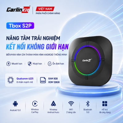 ANDROID BOX CARLINKIT S2P CHIP 8x 6225, Ram 8GB-Rom 128GB